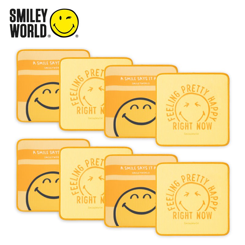 SmileyWorld Baby 6 - Layer Bib 4 - Pack - SmileyWorld