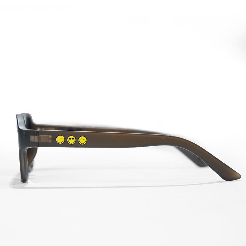 SmileyWorld Kid Sunglasses Square Obsidian Black - SmileyWorld