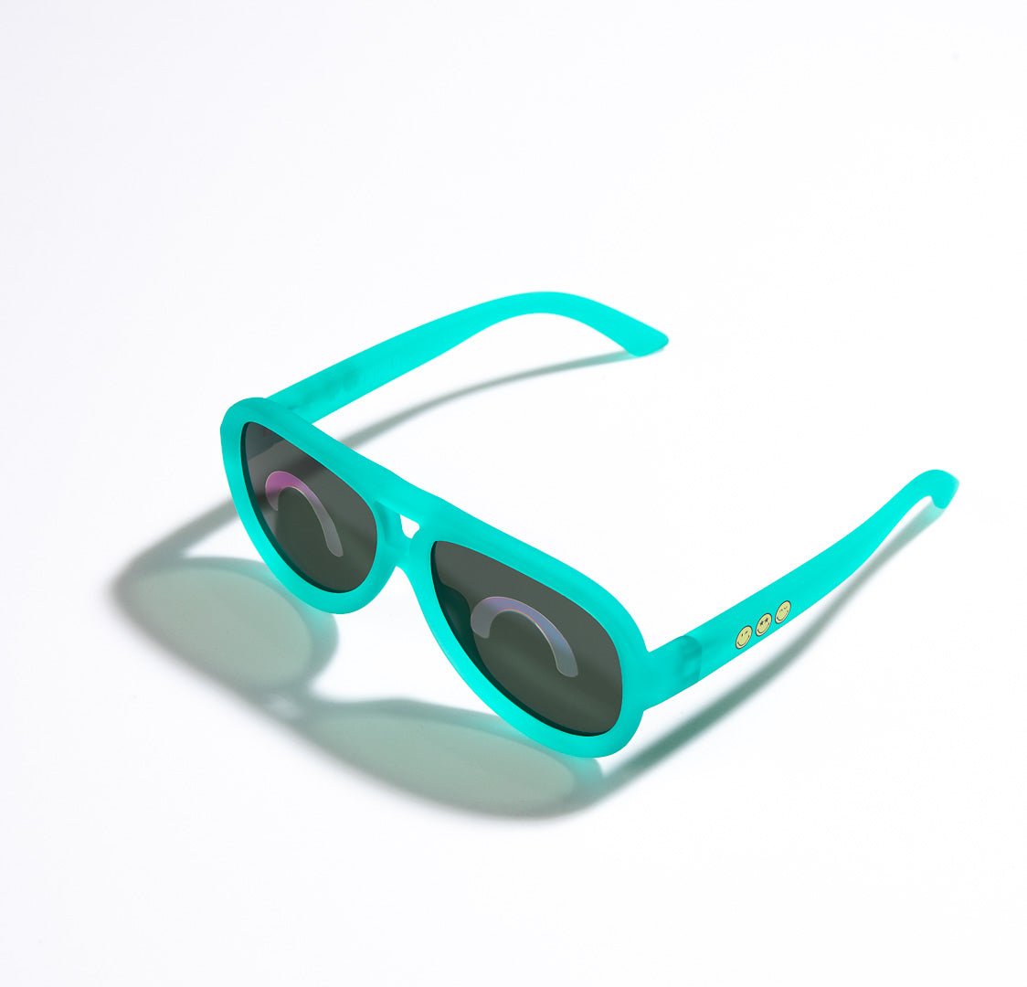 SmileyWorld Kids Sunglasses Aviator Lake Green - SmileyWorld