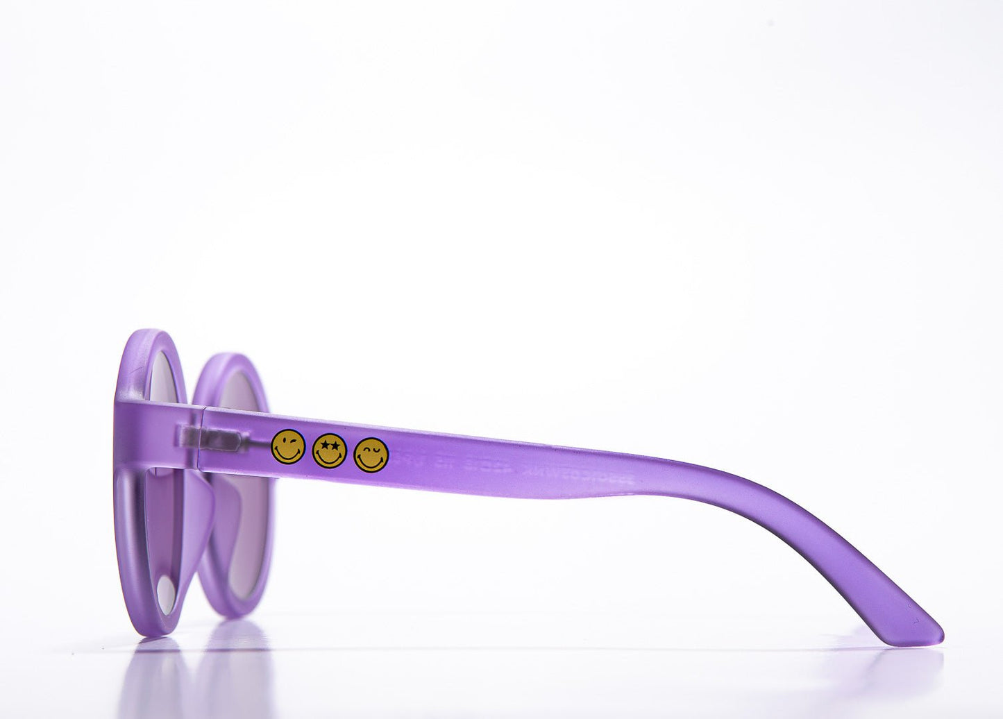 Kids Sunglasses Round Coral Purple - SmileyWorld