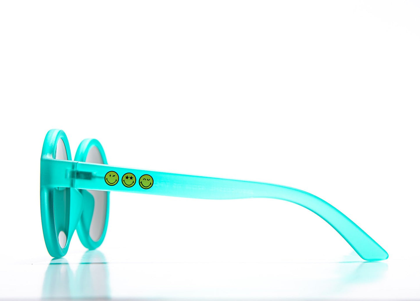 SmileyWorld Kids Sunglasses Round Lake Green - SmileyWorld