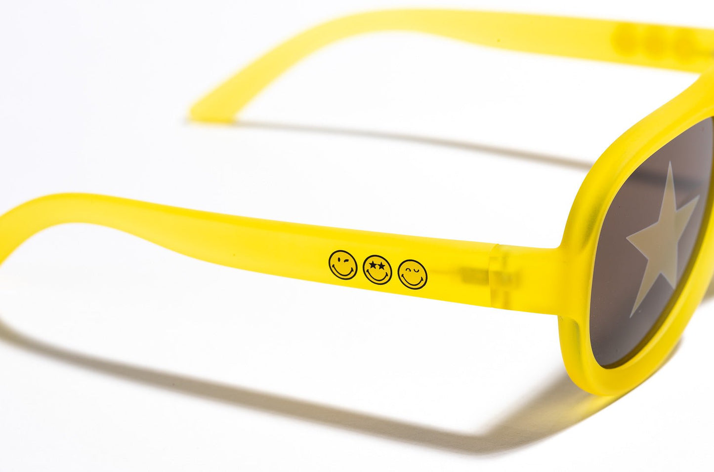 SmileyWorld Teen Sunglasses Aviator Sunlight Yellow - SmileyWorld