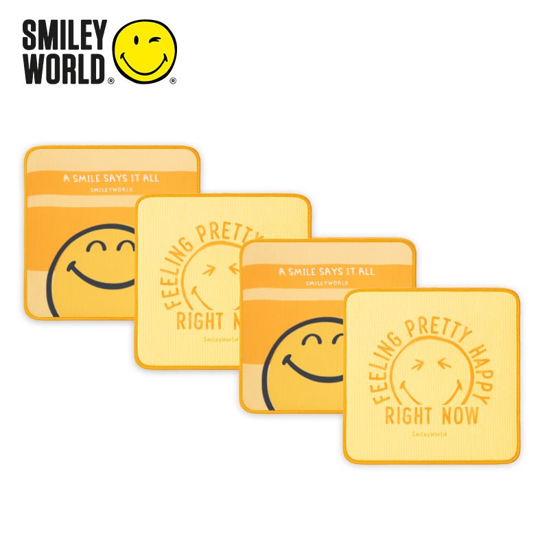 SmileyWorld Baby 6 - Layer Bib 4 - Pack - SmileyWorld
