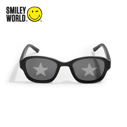 SmileyWorld Kid Sunglasses Square Obsidian Black - SmileyWorld