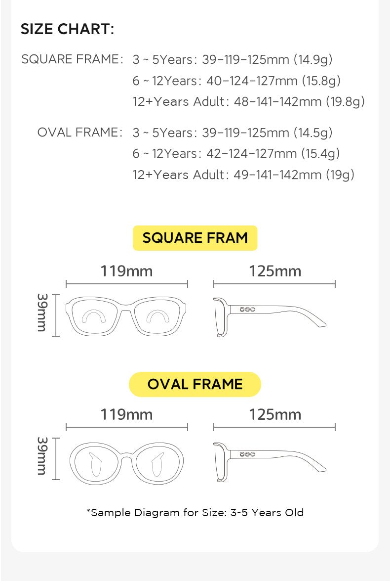 SmileyWorld Kid Sunglasses Square Sea Blue - SmileyWorld