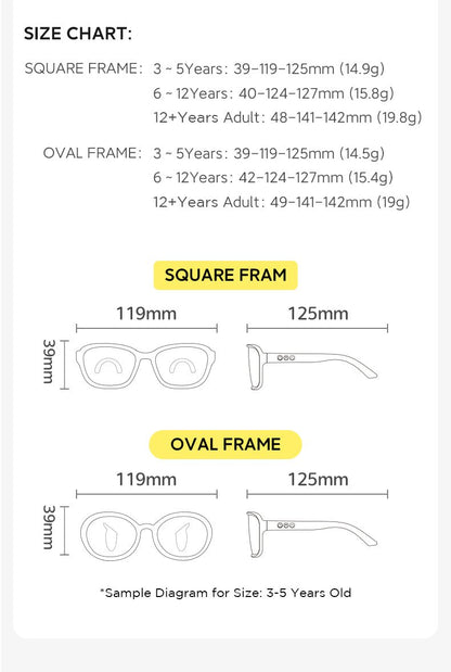SmileyWorld Kid Sunglasses Square Sea Blue - SmileyWorld