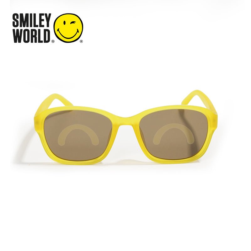SmileyWorld Kid Sunglasses Square Sunlight Yellow - SmileyWorld