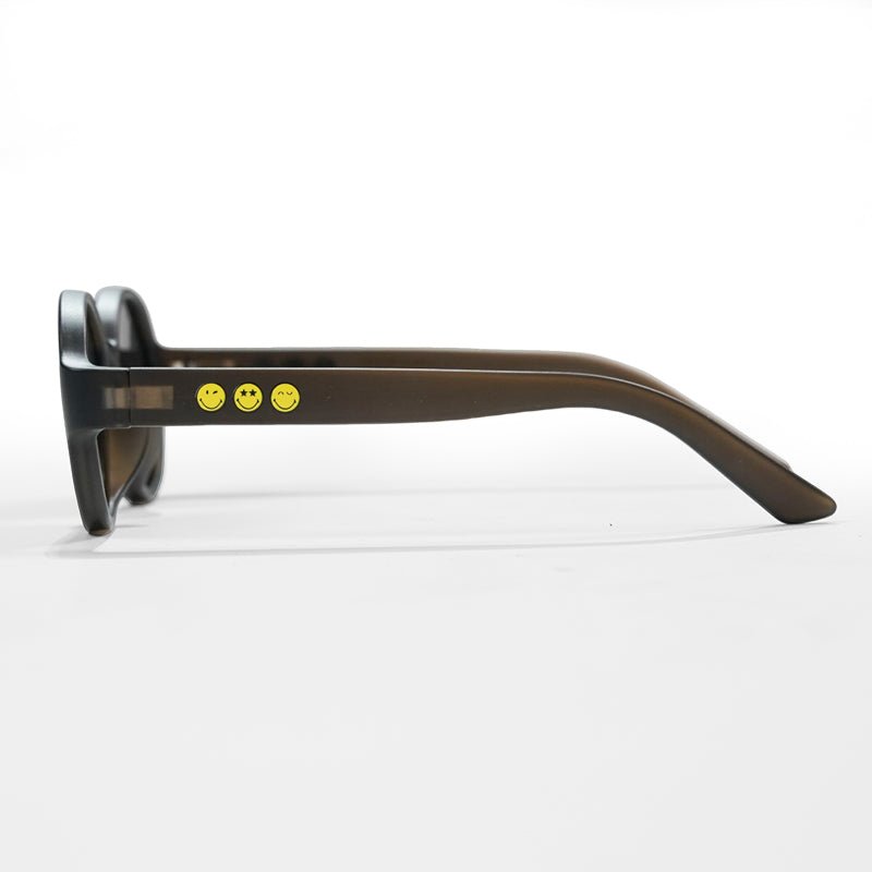 SmileyWorld Kids Sunglasses Oval Obsidian Black - SmileyWorld