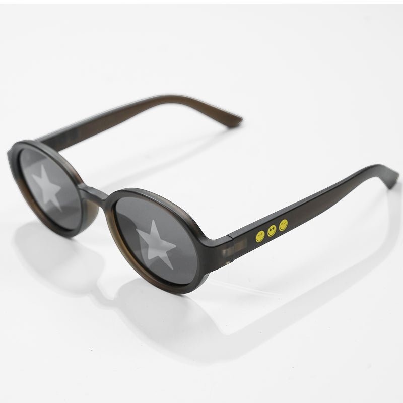 SmileyWorld Kids Sunglasses Oval Obsidian Black - SmileyWorld
