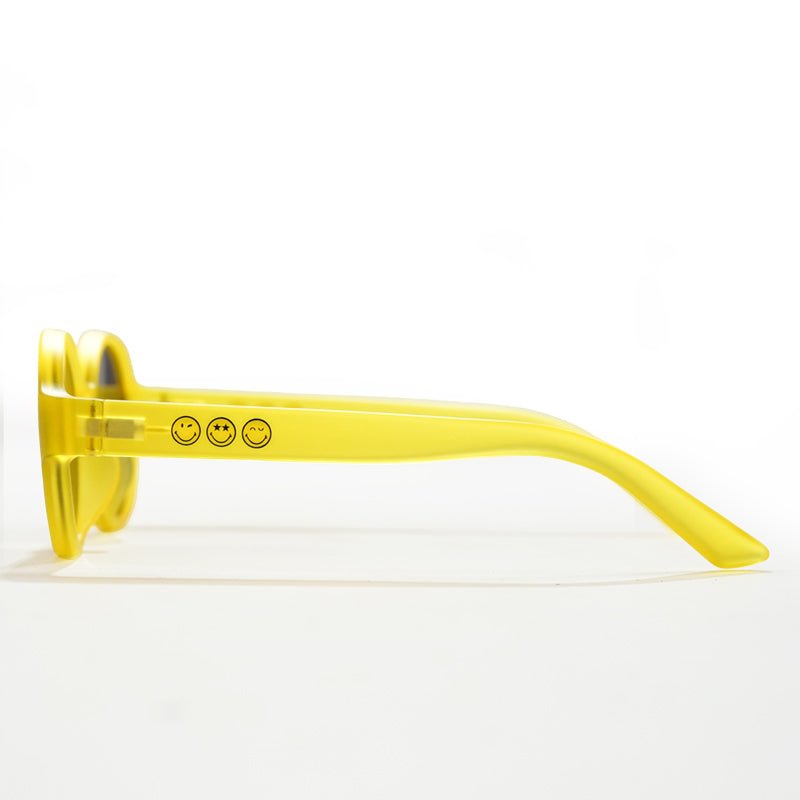 SmileyWorld Kids Sunglasses Oval Sunlight Yellow - SmileyWorld