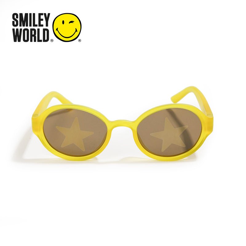 SmileyWorld Kids Sunglasses Oval Sunlight Yellow - SmileyWorld