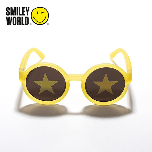 SmileyWorld Kids Sunglasses Round Sunlight Yellow - SmileyWorld