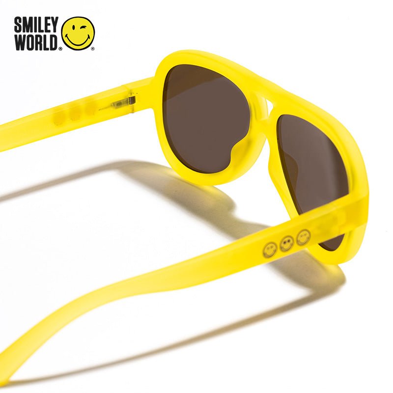 SmileyWorld Teen Sunglasses Aviator Sunlight Yellow - SmileyWorld